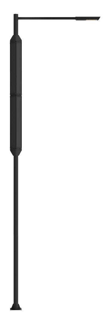 COLARSUN — Lampadaire solaire vertical SOLUX